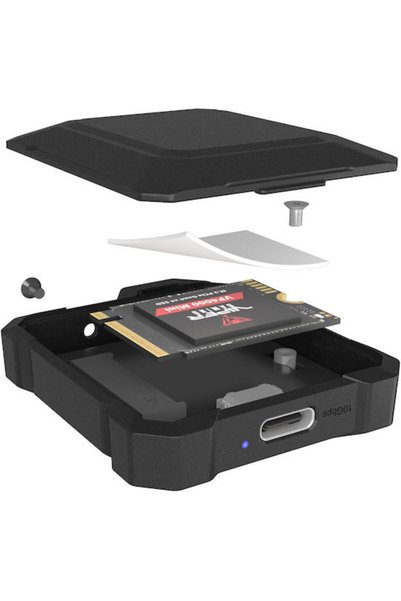 ICY BOX Θήκη για Σκληρό Δίσκο M.2 SATA III με Σύνδεση Type-C Κωδικός: IB-1601...
