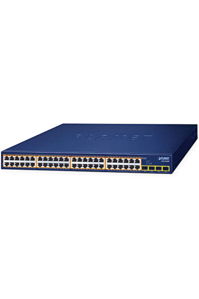 Planet Διαχειριζόμενος Διακόπτης L2 PoE++ με 48 Θύρες Ethernet Gigabit (1Gbps)