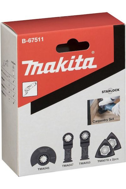 Makita Αναλώσιμα Πολυεργαλείου 5 τεμάχια B-67511