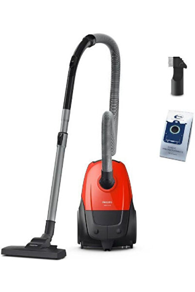 Philips Xd1111/10 Ηλεκτρική Σκούπα 750W με Σακούλα 3λτ Κόκκινη