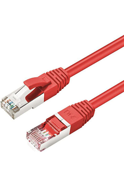 MicroConnect S/FTP Cat6 20μ Κόκκινο LSZH Ζεύγη PIMF σε Μεταλλικό Φύλλο 4x2xAW...