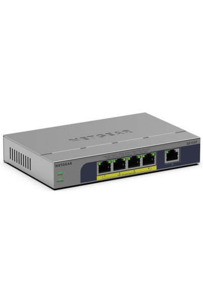 NETGEAR GS105P-300EUS Μη διαχειριζόμενος διακόπτης PoE L2 με 5 θύρες Ethernet...