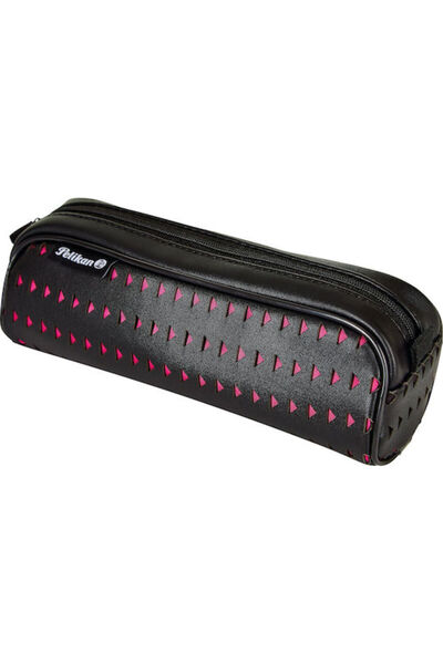 Pelikan Quattro Κομμένη με λέιζερ Φούξια Μολυβοθήκη Μαύρη