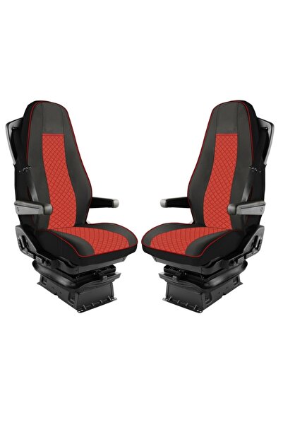DELUXETUNING Set huse scaune camion compatibile VOLVO FH4 2013-> euro 6, piel...