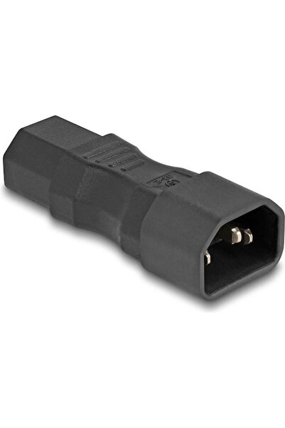 DELOCK Αντάπτορας Ρεύματος IEC 60320 C14 σε C13 Αρσενικό-Θηλυκό Κωδικός: 80467