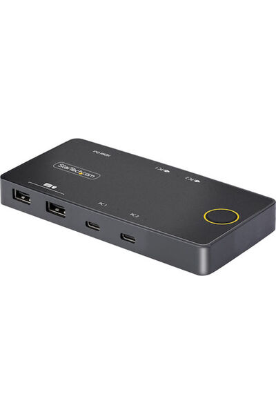 startech C2-H46-UC2-PD-KVM Διακόπτης KVM και Δεδομένων με USB-C