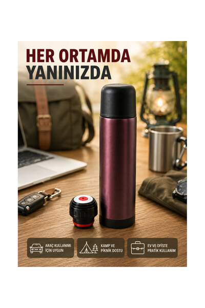 pınaxar Vacuum Thermos 304 Stainless Steel Travel Thermos