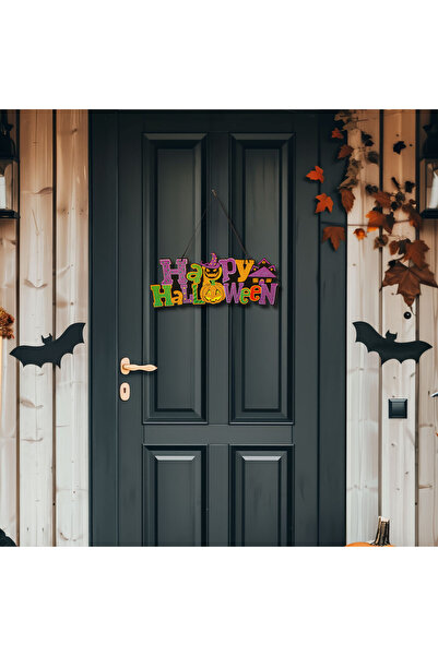 Alista Home Halloween Decoration, Happy Halloween, hanging, MDF, 42.5 x 18 cm...