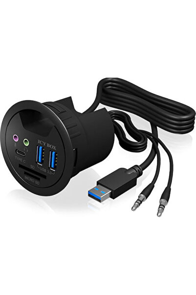 ICY BOX Διανομέας USB 3 Θυρών USB 3.0 με σύνδεση USB-A Κωδικός: IB-HUB1404A