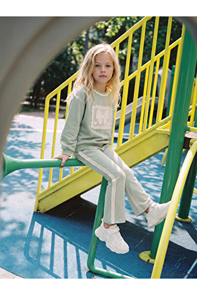 LC Waikiki Timeless Clothing & Timeless Choices Lace Detailed Girls' Leggings...