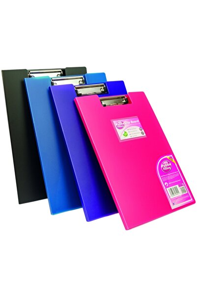 PUKKA PAD Pukka Rigid Plastic Double Clipboard - Black