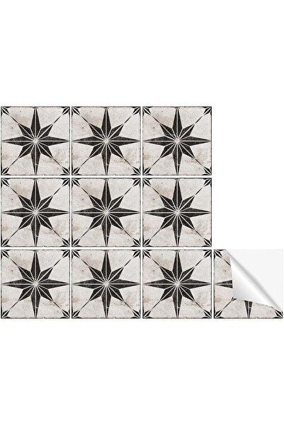 GENERAL 10 Pcs Wall Tile Stickers, Waterproof and Self-Adhesive Wall Decal fo...