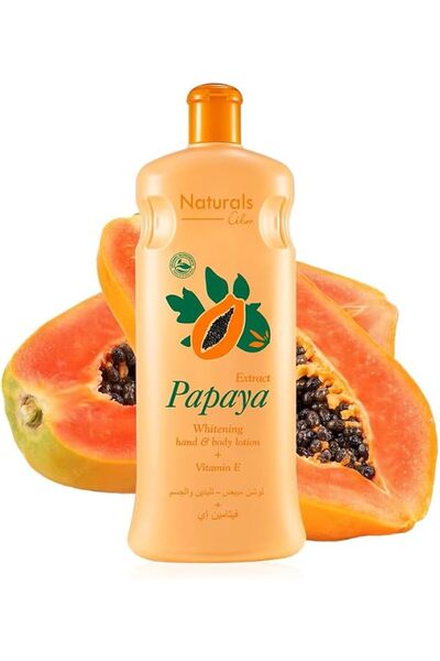 NATURALSHOP لوشن مرطب للجسم واليدين من ناتشورالز بخلاصة البابايا الطبيعية وفي...