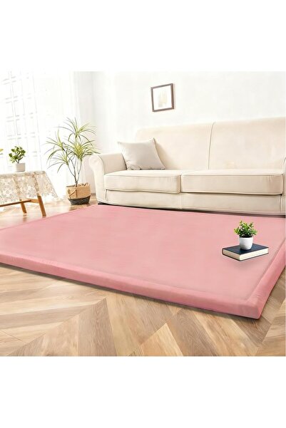 GENERAL Large Coral Velvet Play Mat Foam Padded Playmats 2CM Washable Non-Sli...