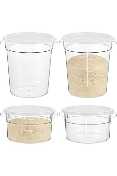 TERRIFI Food Storage Containers for Dough Proofing and Kitchen Organization, ...