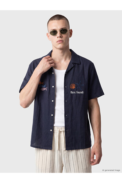 LC Waikiki Sparkling Choices from Shining Store Relax Fit Embroidered Men's S...