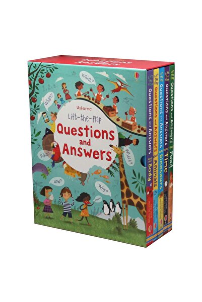 Usborne Publishing Ltd Usborne Lift-the-Flap Questions and Answers 5 Books Co...
