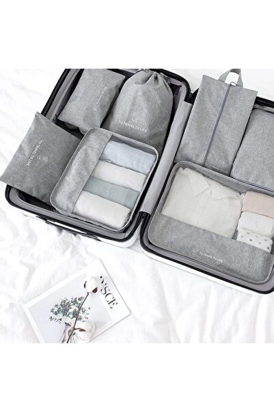 Morvena Picks Set saci de depozitare 7 piese, valiza si organizator rucsac, g...