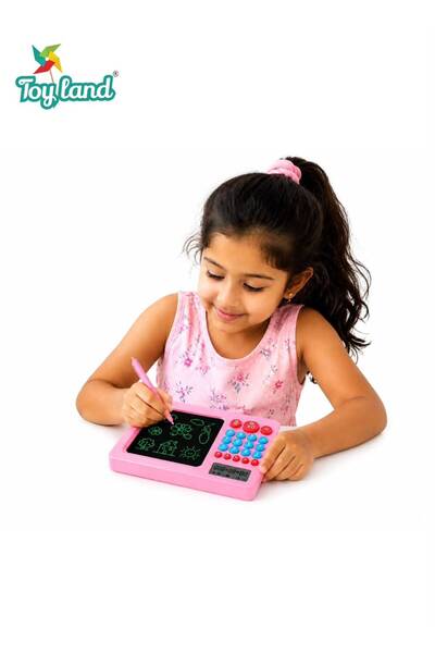 TOY LAND Kids Early Education Learning Board with LCD Writing Tablet, Calcula...