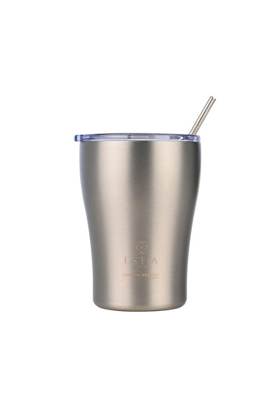 estia ΚΟΥΠΑ ΚΑΦΕ StA 350ml STEEL FLOW 01-31855 Ασημί