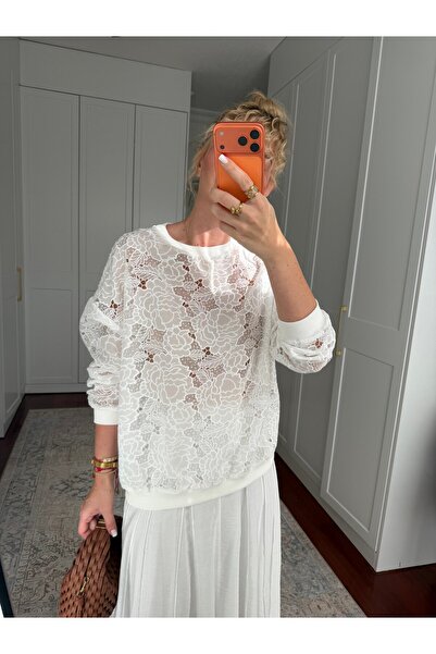 begum mayda Fisto Detaylı Premium Sweatshirt