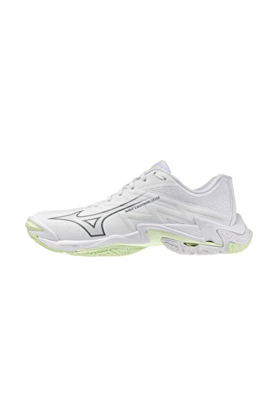 MIZUNO حذاء كرة الطائرة للسيدات من Wave Lightning Elite باللون الأبيض