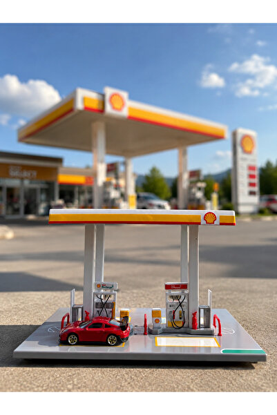 Genel Markalar LEGO Uyumlu Mini Benzin İstasyonu – Akaryakıt İstasyonu Yapı Seti