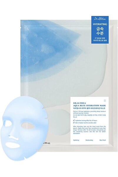Dr.Althea Aqua Blue Hydrating Mask, Reduces Facial Puffiness with Tannins, Lo...