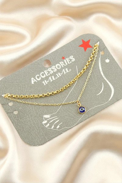 Generic Brand Nazar Double Chain Anklet