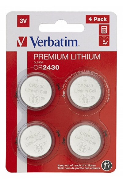 Verbatim BATERIE VERBATIM, butoni (CR2430), 3V litiu, 4 buc., "49534"