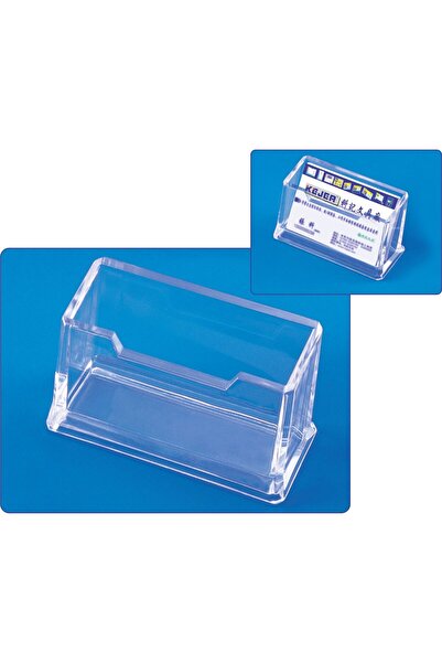Kejea Suport Plastic Pentru 1 Set Carti De Vizita, Pentru Birou, - Transparent