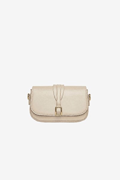 MARSEPTUN Tinsley Buckle Detailed Light Beige Matte Bag