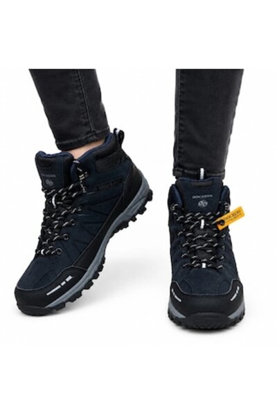 Dockers By Gerli cizme impermeabile – talpă aderentă, căptușite, bleumarin/ne...