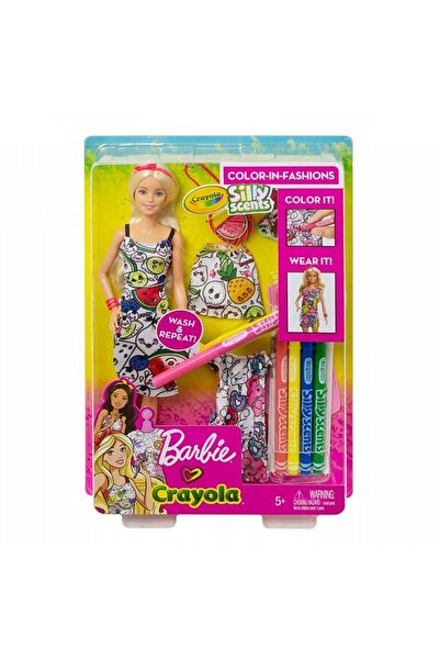 Barbie ve Crayola Renkli Kıyafetler GGT44