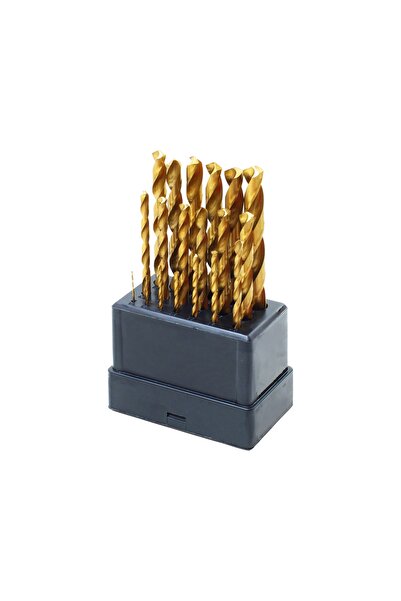 EXTOL CRAFT Set of 19 metal drill bits, Extol Craft, 1-10 mm, HSS, 1119A