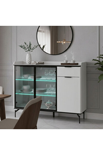 BEC5 Buffet Cabinet with Led Modern Luxury Design