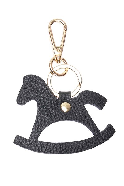 SimpleFind Roberta M Charm geanta -Cal-Negru,Charm piele naturala, charm, femei