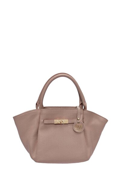 SimpleFind Roberta M Geanta piele -Esme-Roz pudra,Geanta de mana piele natura...