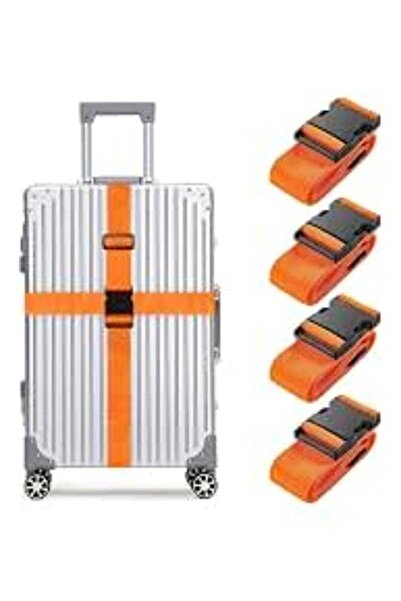 Generic Adjustable Cross Luggage Security Strap, 4.3M Travel Suitcase Belt