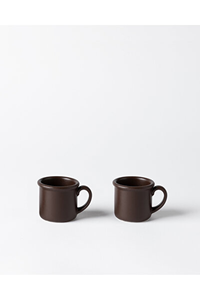 Madame Coco Set Espresso Riz Matte 2 piese - Maro - 80 ml