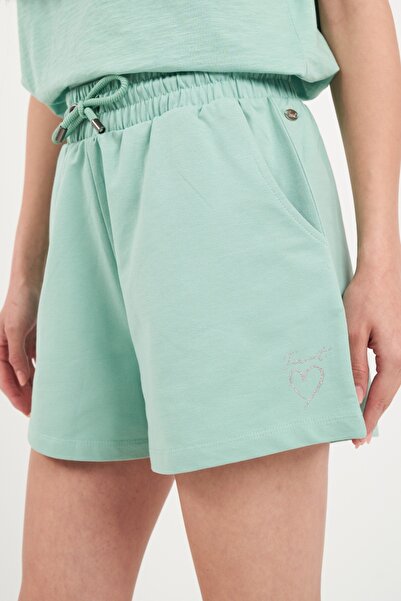 Timeout - Bermude dama sport de culoare uniforma