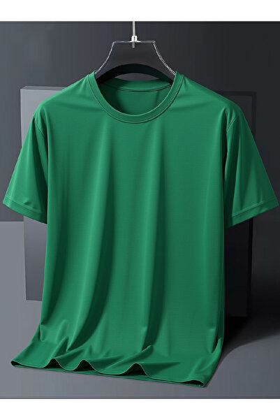 l'eivor Regular Fit Unprinted Plain 100% Cotton Men's T-Shirt