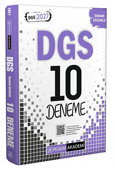 Pegem Akademi Yayıncılık 2027 DGS 10 Deneme
