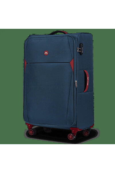 WINGS BRAND Valiză mare moale DIPPER Wings 28 " ALBASTRĂ
