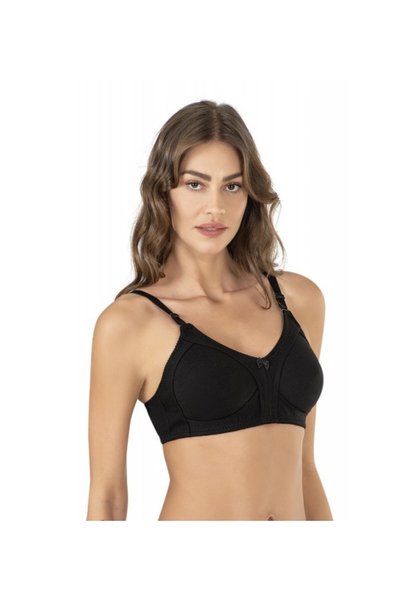 NBB LINGERIE Σουτιέν χωρίς ενίσχυση μαύρο 351MAY, Μέγεθος 95B