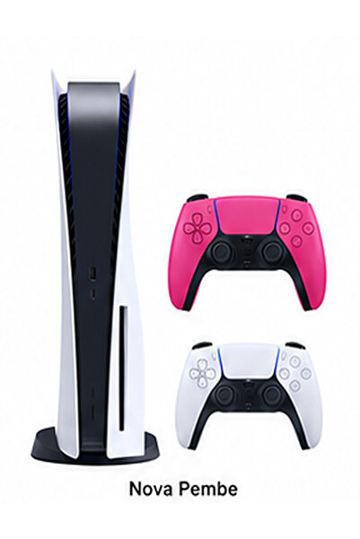 Sony Playstation 5 Standart Cdli (825GB) + 2.kol Nova Pembe (İthalatçı Garant...