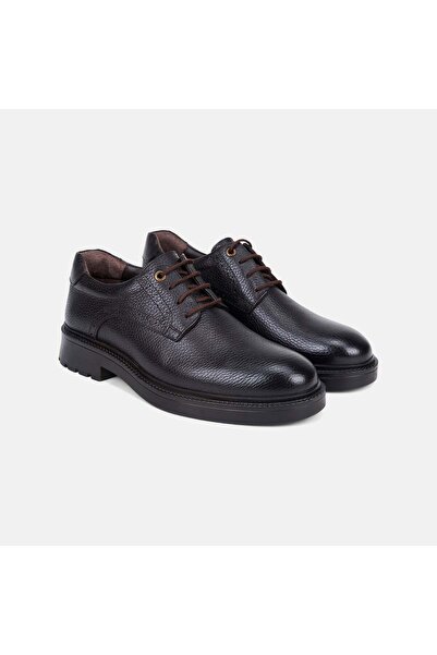 Desa Men's Bitter Brown Brogue Detailed Classic Leather Shoes