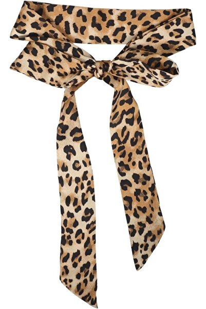 STARSTAR Leopard print belt scarf soft comfortable women's.