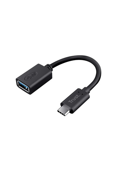 Trust Hub USB Calyx, USB-C, 2 porturi, Negru