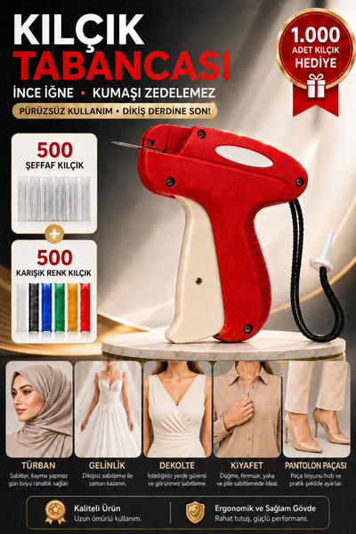 LİVA CRAFT Art & Craft Πιστόλι Ψαροκόκαλου 5mm, 1ο Ποιοτική λεπτή βελόνα, 1.0...